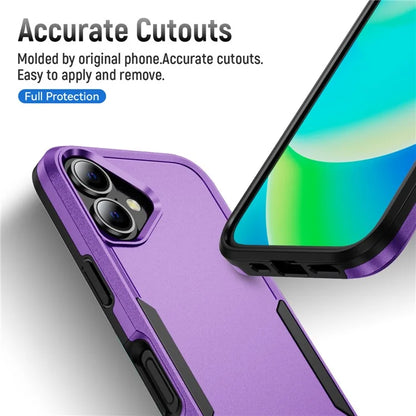 For iPhone 16 Case PC+TPU Military Grade Drop Protective Phone Cover