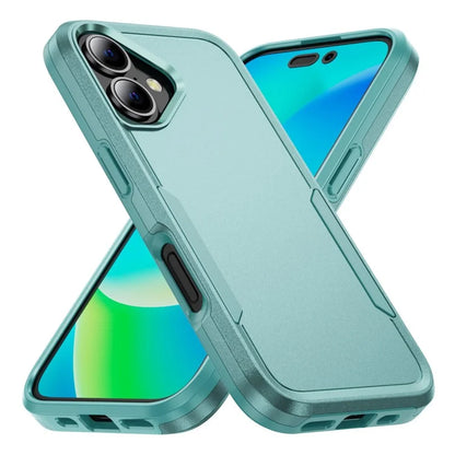 For iPhone 16 Plus Case PC+TPU Military Grade Drop Protective Phone Cover