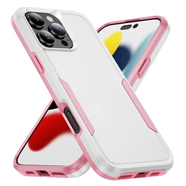 For iPhone 16 Pro Case PC+TPU Military Grade Drop Protective Phone Cover