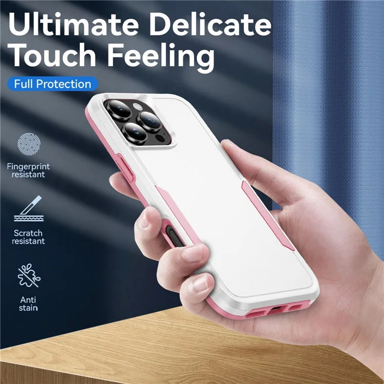 For iPhone 16 Pro Case PC+TPU Military Grade Drop Protective Phone Cover