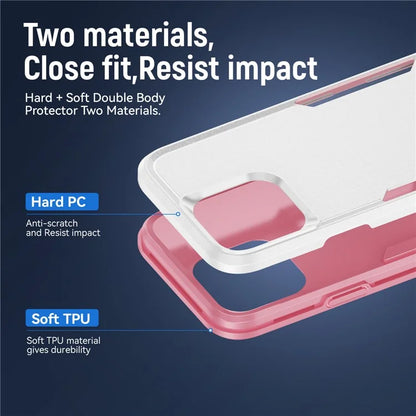 For iPhone 16 Pro Case PC+TPU Military Grade Drop Protective Phone Cover