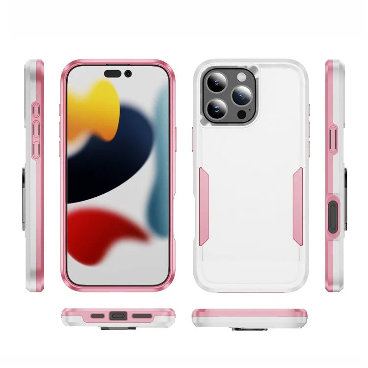 For iPhone 16 Pro Case PC+TPU Military Grade Drop Protective Phone Cover