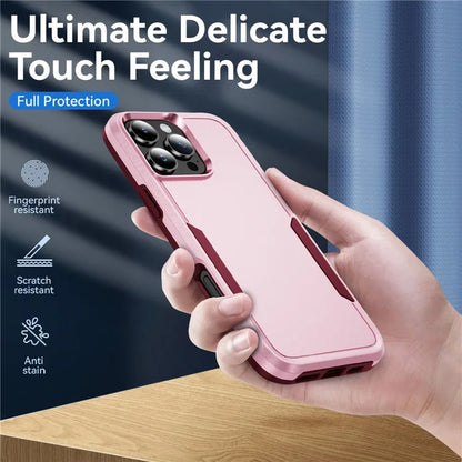 For iPhone 16 Pro Case PC+TPU Military Grade Drop Protective Phone Cover
