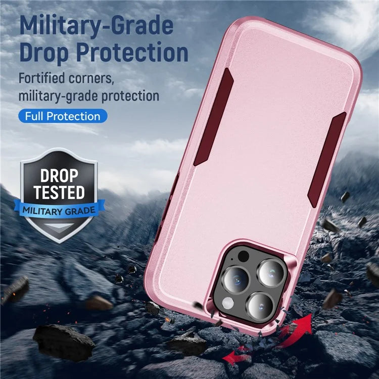 For iPhone 16 Pro Case PC+TPU Military Grade Drop Protective Phone Cover
