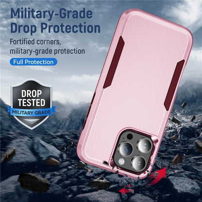 For iPhone 16 Pro Case PC+TPU Military Grade Drop Protective Phone Cover