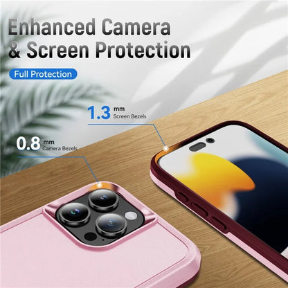 For iPhone 16 Pro Case PC+TPU Military Grade Drop Protective Phone Cover