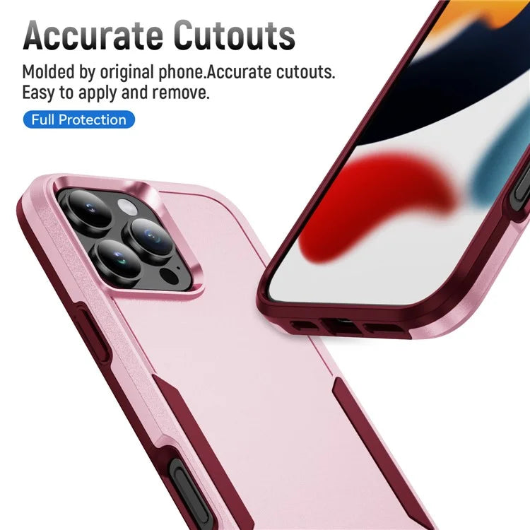 For iPhone 16 Pro Case PC+TPU Military Grade Drop Protective Phone Cover