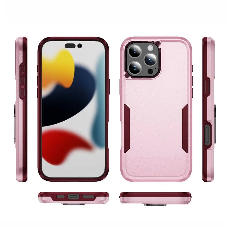 For iPhone 16 Pro Case PC+TPU Military Grade Drop Protective Phone Cover