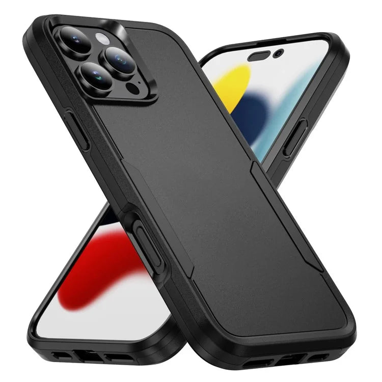 For iPhone 16 Pro Case PC+TPU Military Grade Drop Protective Phone Cover