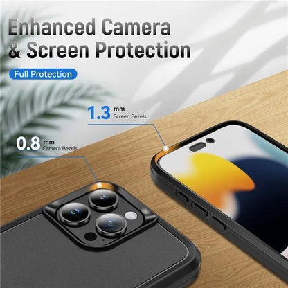 For iPhone 16 Pro Case PC+TPU Military Grade Drop Protective Phone Cover