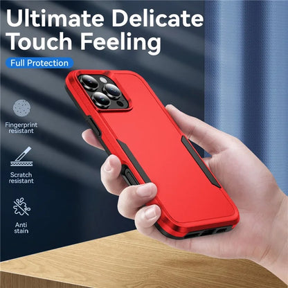 For iPhone 16 Pro Case PC+TPU Military Grade Drop Protective Phone Cover