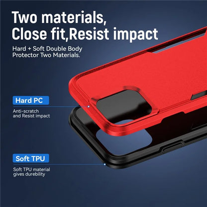 For iPhone 16 Pro Case PC+TPU Military Grade Drop Protective Phone Cover