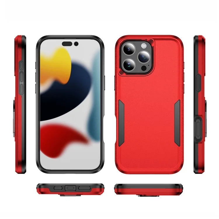 For iPhone 16 Pro Case PC+TPU Military Grade Drop Protective Phone Cover
