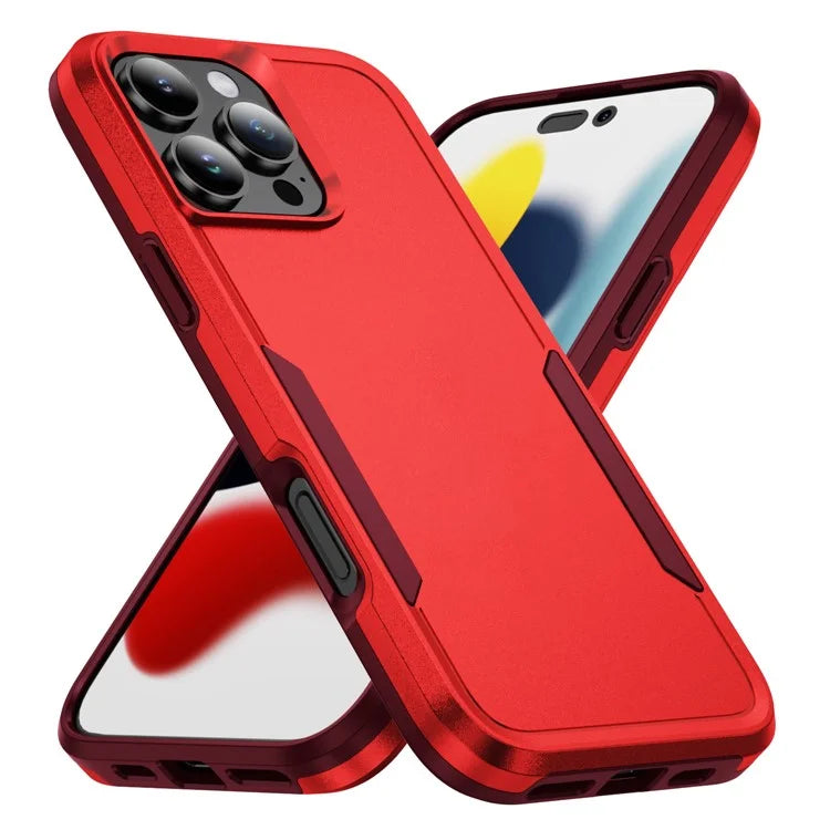 For iPhone 16 Pro Case PC+TPU Military Grade Drop Protective Phone Cover