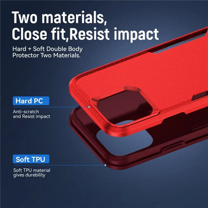For iPhone 16 Pro Case PC+TPU Military Grade Drop Protective Phone Cover