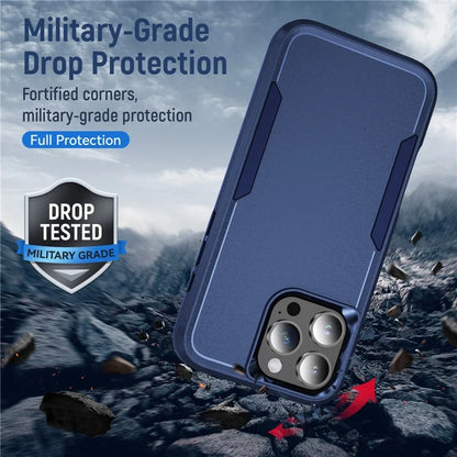 For iPhone 16 Pro Case PC+TPU Military Grade Drop Protective Phone Cover