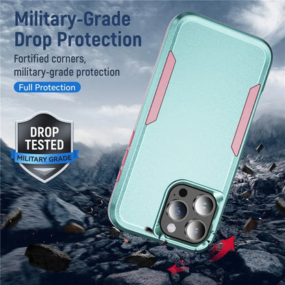 For iPhone 16 Pro Case PC+TPU Military Grade Drop Protective Phone Cover