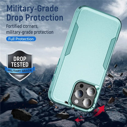 For iPhone 16 Pro Case PC+TPU Military Grade Drop Protective Phone Cover