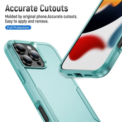 For iPhone 16 Pro Case PC+TPU Military Grade Drop Protective Phone Cover