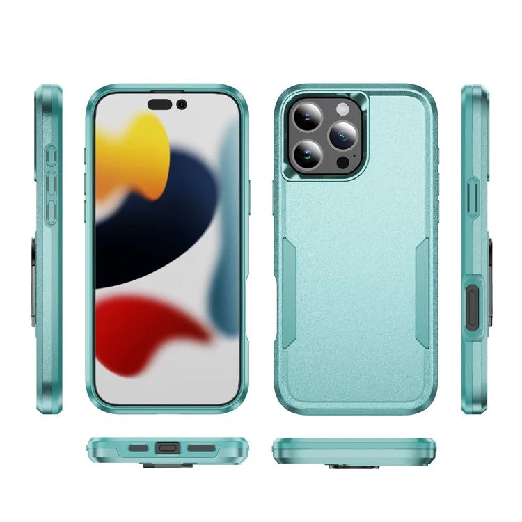 For iPhone 16 Pro Case PC+TPU Military Grade Drop Protective Phone Cover