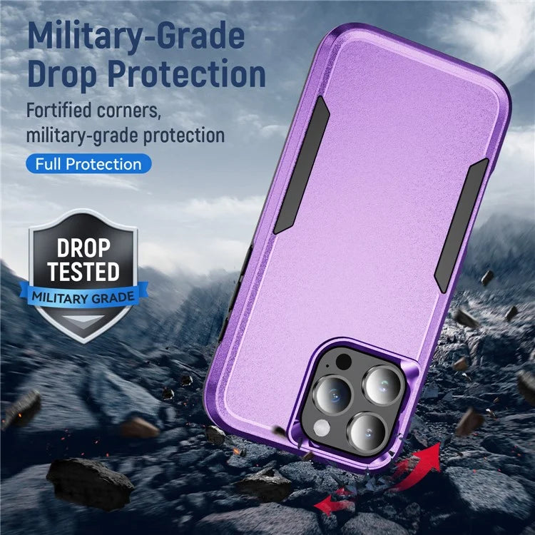 For iPhone 16 Pro Case PC+TPU Military Grade Drop Protective Phone Cover