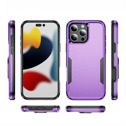 For iPhone 16 Pro Case PC+TPU Military Grade Drop Protective Phone Cover