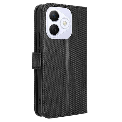 For Honor X60i 5G Case PU Leather Diamond Texture Wallet Phone Cover