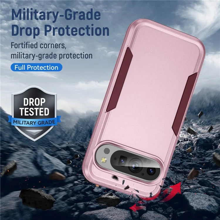 For Google Pixel 9 / Pixel 9 Pro Case PC+TPU Military Grade Drop Protective Phone Cover