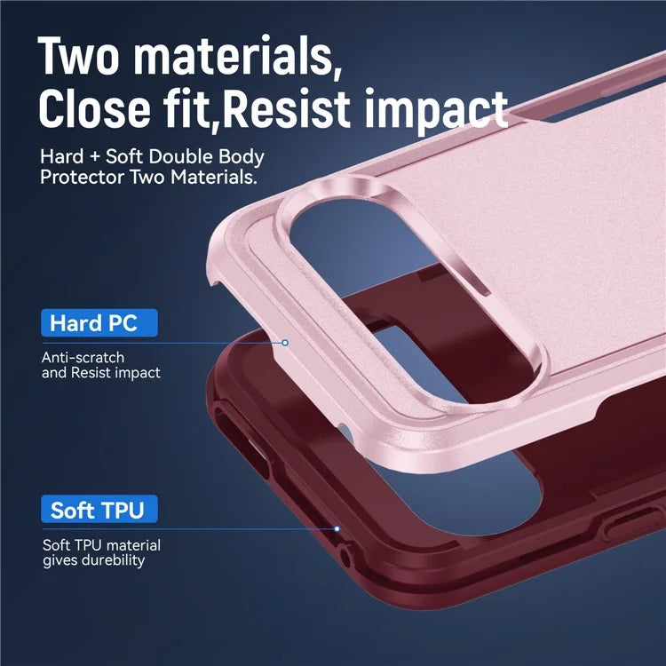 For Google Pixel 9 / Pixel 9 Pro Case PC+TPU Military Grade Drop Protective Phone Cover