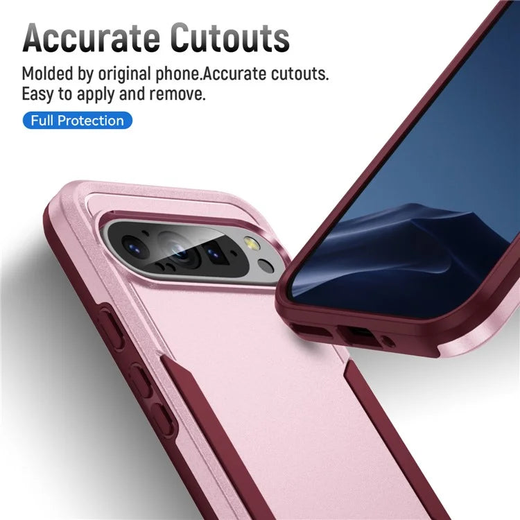 For Google Pixel 9 / Pixel 9 Pro Case PC+TPU Military Grade Drop Protective Phone Cover