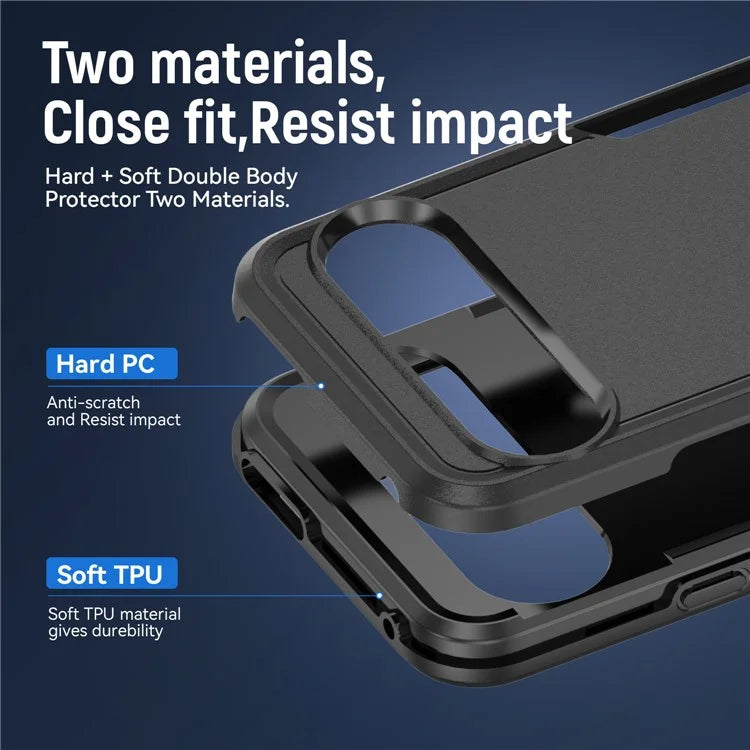 For Google Pixel 9 / Pixel 9 Pro Case PC+TPU Military Grade Drop Protective Phone Cover