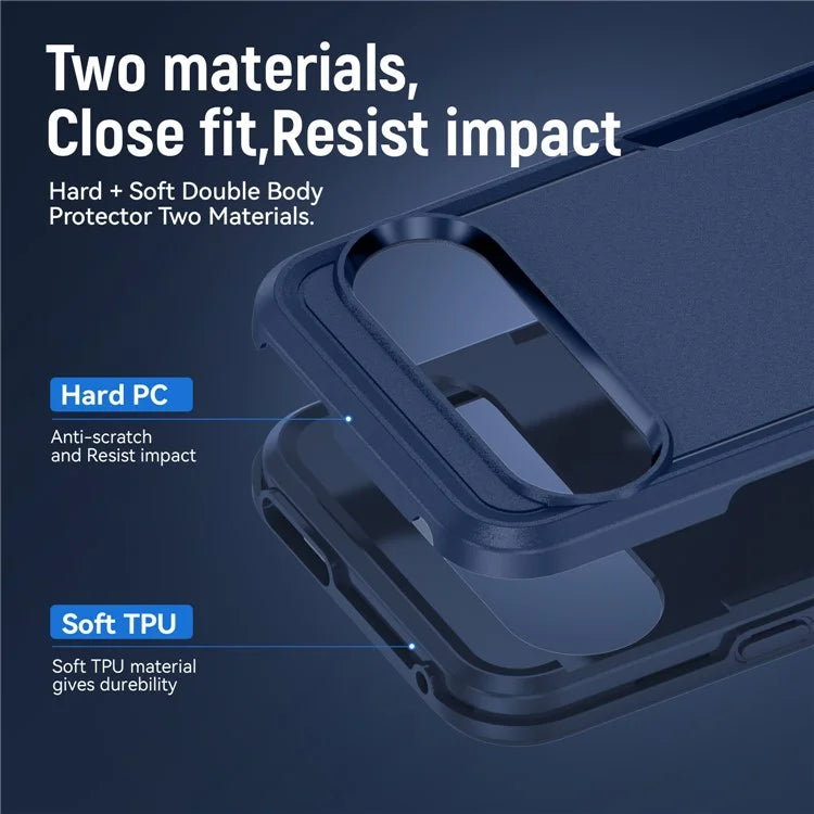 For Google Pixel 9 / Pixel 9 Pro Case PC+TPU Military Grade Drop Protective Phone Cover