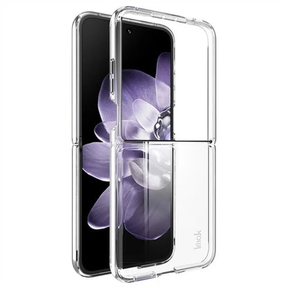 IMAK Crystal Case II Pro for Xiaomi Mix Flip 5G Case Clear PC Phone Cover (Upper Cover+Lower Cover)