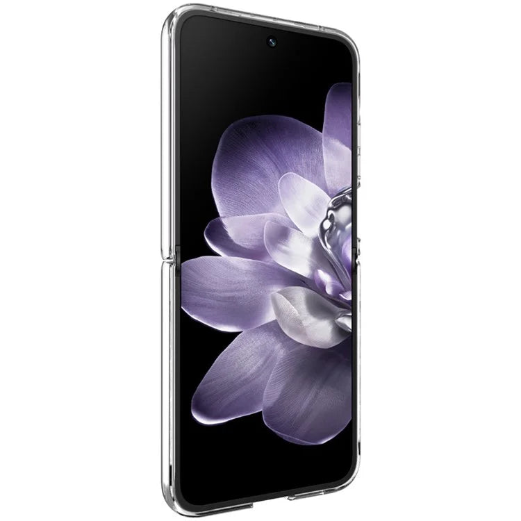 IMAK Crystal Case II Pro for Xiaomi Mix Flip 5G Case Clear PC Phone Cover (Upper Cover+Lower Cover)