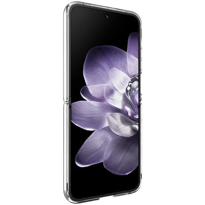 IMAK Crystal Case II Pro for Xiaomi Mix Flip 5G Case Clear PC Phone Cover (Upper Cover+Lower Cover)