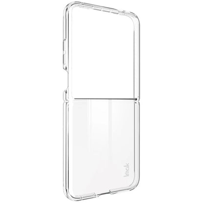IMAK Crystal Case II Pro for Xiaomi Mix Flip 5G Case Clear PC Phone Cover (Upper Cover+Lower Cover)