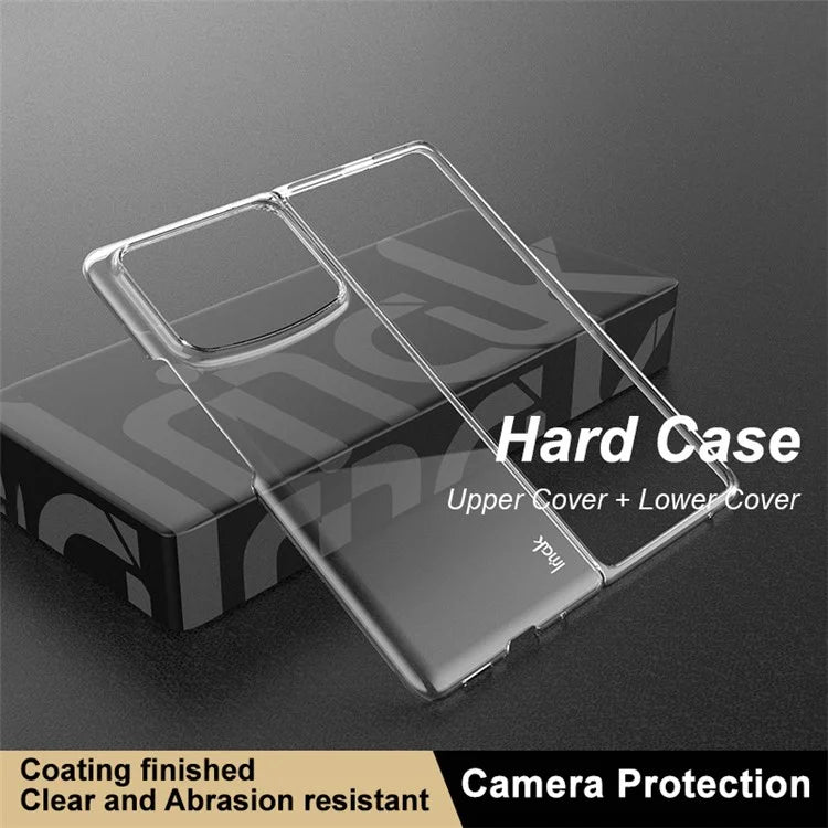 IMAK Crystal Case II Pro for Xiaomi Mix Fold 4 5G Case PC Clear Phone Cover Two-Piece Design