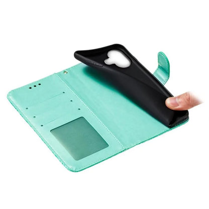 For iPhone 16 Case Lace Flowers PU Leather Flip Wallet Phone Cover