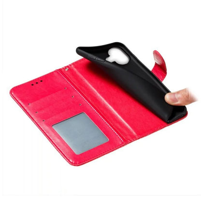 For iPhone 16 Case Lace Flowers PU Leather Flip Wallet Phone Cover