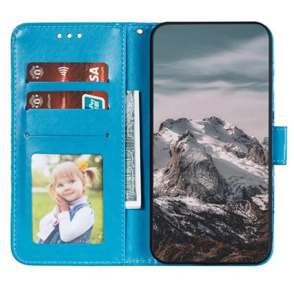 For iPhone 16 Plus Case PU Leather Mandala Imprinted Design Wallet Phone Cover