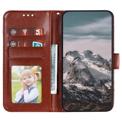 For iPhone 16 Plus Case PU Leather Mandala Imprinted Design Wallet Phone Cover