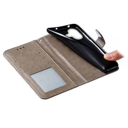 For iPhone 16 Plus Case PU Leather Mandala Imprinted Design Wallet Phone Cover