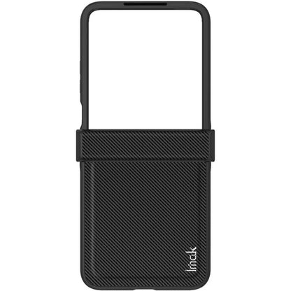 IMAK Ruiyi Series for Xiaomi Mix Flip 5G Case Carbon Fiber Leather+PC Phone Cover