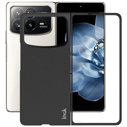 IMAK Ruiyi Series for Xiaomi Mix Fold 4 5G Case Carbon Fiber Leather+PC Phone Cover