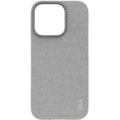 IMAK Ruiyi Series for iPhone 16 Pro Max Case Classic Fabric Texture Leather +PC Phone Cover
