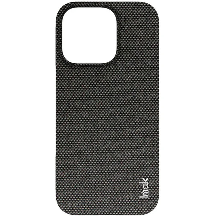 IMAK Ruiyi Series for iPhone 16 Pro Max Case Classic Fabric Texture Leather +PC Phone Cover