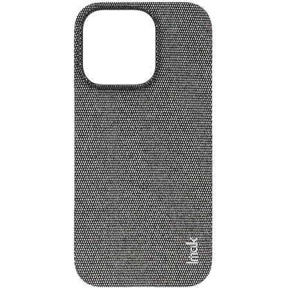 IMAK Ruiyi Series for iPhone 16 Pro Max Case Classic Fabric Texture Leather +PC Phone Cover
