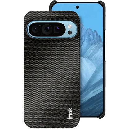 IMAK Ruiyi Series for Google Pixel 9 Pro XL Case Classic Fabric Texture Leather +PC Phone Cover