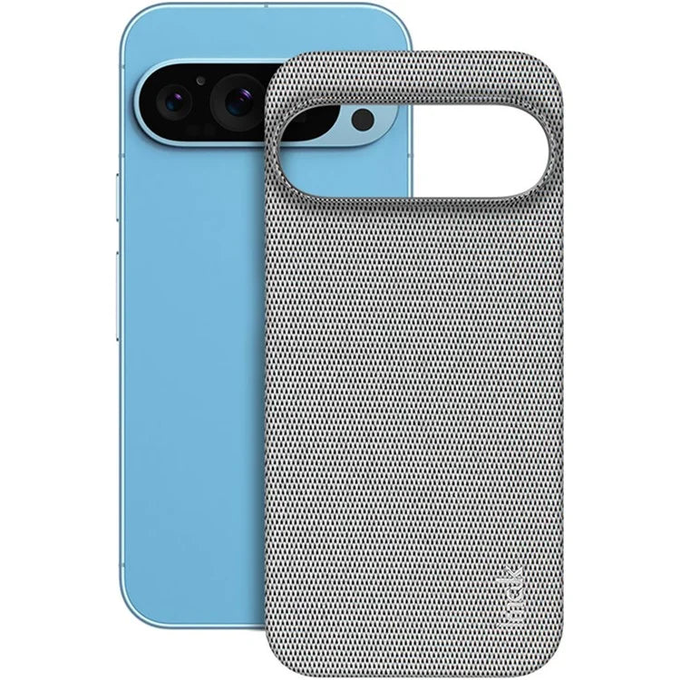 IMAK Ruiyi Series for Google Pixel 9 Pro XL Case Classic Fabric Texture Leather +PC Phone Cover