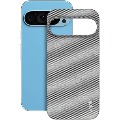 IMAK Ruiyi Series for Google Pixel 9 Pro XL Case Classic Fabric Texture Leather +PC Phone Cover